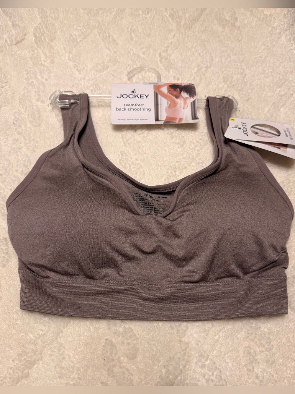 Jockey Seamfree Back Smoothing Bra - Mauve Taupe